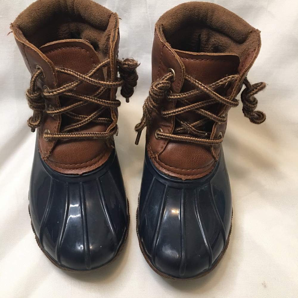 Little Girls Duck Boots
